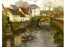 A-1067 Frits Thaulow - Městečko nedaleko La Panne