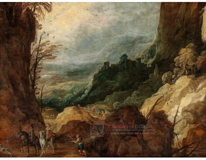A-1772 Joos de Momper - Horská krajina s postavami