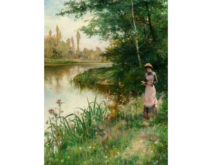 A-5576 Alfred Glendening - Procházka u řeky