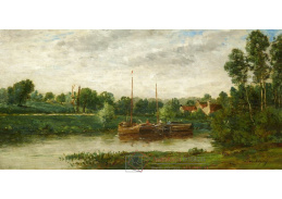 A-7185 Charles-Francois Daubigny - Lodě na Oise