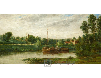 A-7185 Charles-Francois Daubigny - Lodě na Oise