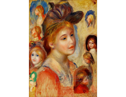 D-6948 Pierre-Auguste Renoir - Studie dívčích hlav