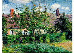 VCP-387 Camille Pissarro - Selský dům u Eragny