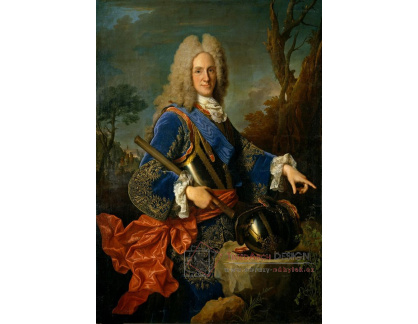VF287 Louis-Michel van Loo - Portrét Filipa V, krále Španělska