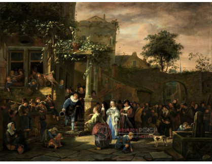 SO IX 256 Jan Steen - Vesnická svatba