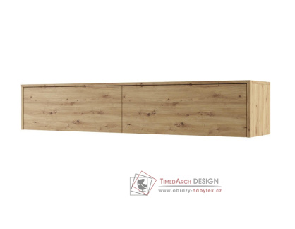 REBECCA BC-15, nádstavec k široké výklopné posteli, dub artisan