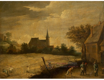 A-6861 David Teniers - Krajina s rolníky