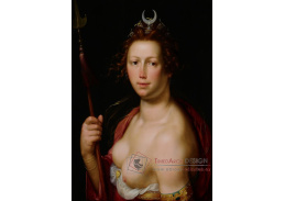 DDSO-2587 Cornelis van Haarlem - Diana jako bohyně lovu