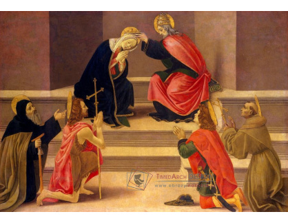 A-95 Sandro Botticelli - Korunování Panny Marie