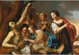 VH465 Jan van Bijlert - Svatý Sebastian a svatá Irena