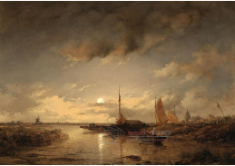 DDSO-1854 Remigius Adrianus van Haanen - Na kanále za soumraku