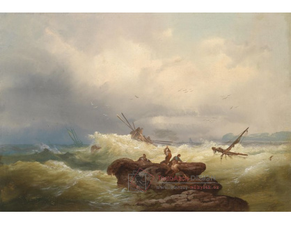SO XIII-332 Josef Carl Berthold Püttner - Bouřlivé moře