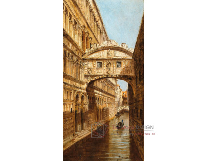 A-4673 Antonietta Brandeis - Le ponte dei Sospiri v Benátkách