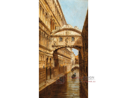 A-4673 Antonietta Brandeis - Le ponte dei Sospiri v Benátkách