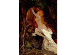 DDSO-5434 Hans Makart - Faun a nymfa