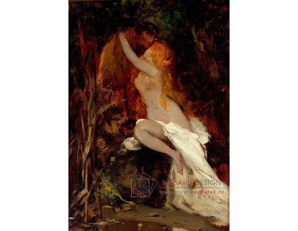 DDSO-5434 Hans Makart - Faun a nymfa