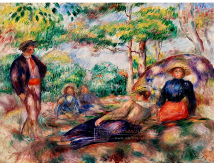 D-6854 Pierre-Auguste Renoir - Odpočinek v trávě