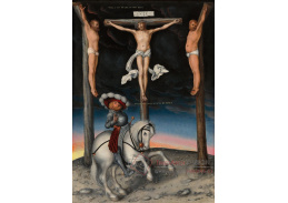 D-7947 Lucas Cranach - Ukřižování s jezdcem na koni