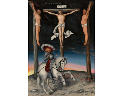 D-7947 Lucas Cranach - Ukřižování s jezdcem na koni