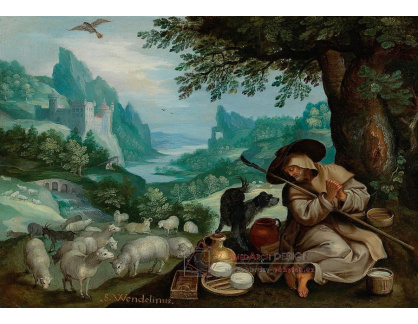 DDSO-1670 Jan Brueghel - Skalná říční krajina s poustevníkem
