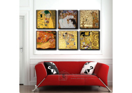 Obrazový set 6D Gustav Klimt 1