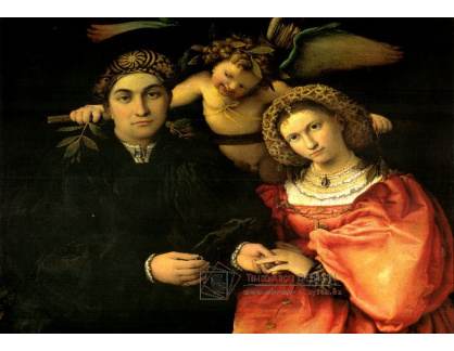 VLL 06 Lorenzo Lotto - Portrét Messera Marsilio a jeho manželky