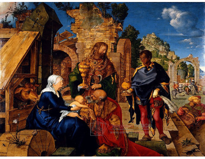 VR12-33 Albrecht Dürer - Klanění tří králů