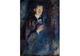 A-5667 Edvard Munch - Autoportrét s cigaretou