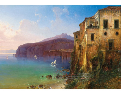 DDSO-4852 August Wilhelm Ferdinand Schirmer - Dům v Sorrento