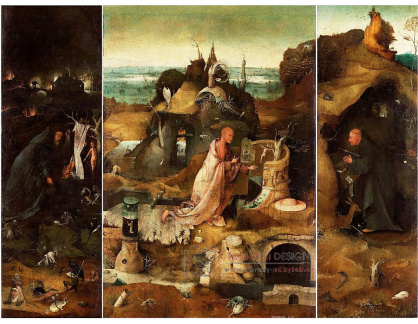 D-6324 Hieronymus Bosch - Triptych svatých