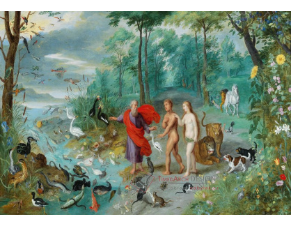 DDSO-732 Jan Brueghel - Adam a Eva v ráji