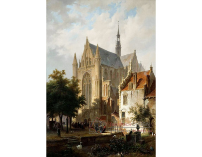 SO VII-39 Bartholomeus Johannes van Hove - Kostel v Leidenu