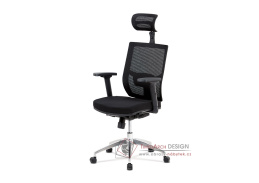 KA-B1083 BK, kancelářská židle, látka mesh černá