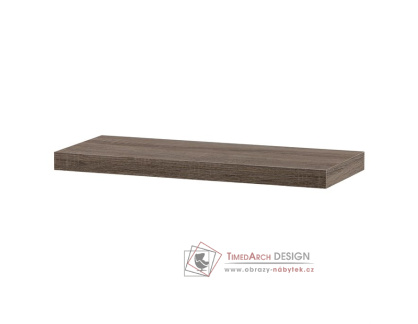 P-001 SON2, nástěnná polička 60cm, tmavý dub sonoma