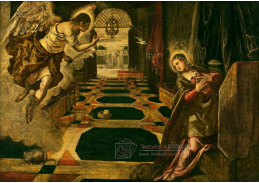 A-7455 Jacobo Tintoretto - Zvěstování