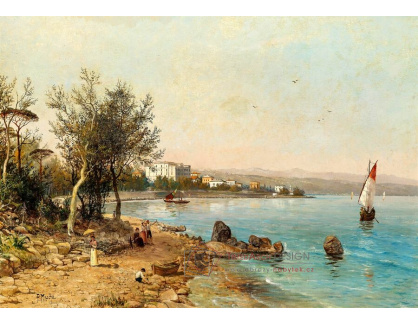 A-7635 Paul Mucha - Pohled na promenádu v Abazzii