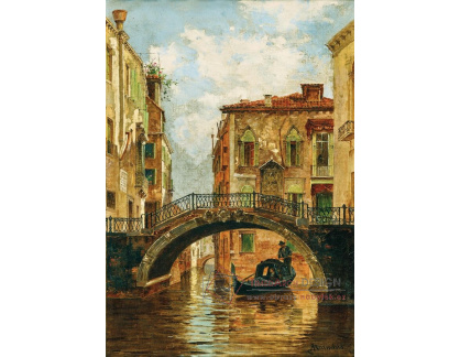 A-7733 Antonietta Brandeis - Rio del Mondo Novo s Ponte de l'Anzalo v Benátkách