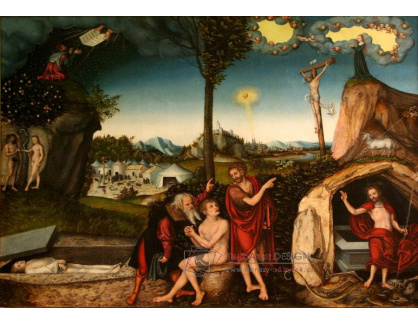 VlCR-67 Lucas Cranach - Zákon a evangelium