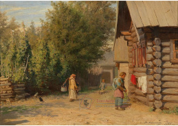 DDSO-1874 Wasily Maximovič Maximov - Žebrák před domem statkáře