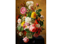 DDSO-1886 Agathe Pilon - Zátiší s růžemi ve váze