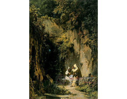 VSO1368 Carl Spitzweg - Diskutující mniši