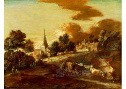 SO XII-343 Thomas Gainsborough - Vesnická krajina