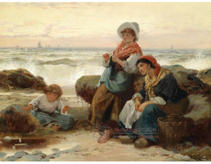 SO XIII-424 Robert Kemm - Rybářky s dětmi