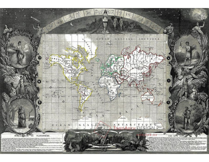 Obraz mapa VM 56