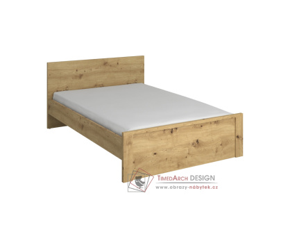 AIRON, postel 140x200cm, dub artisan