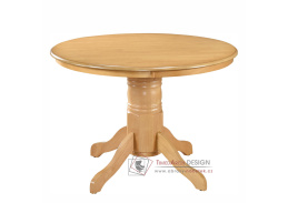 TABLOS, jídelní stůl pr. 106cm, dub světlý