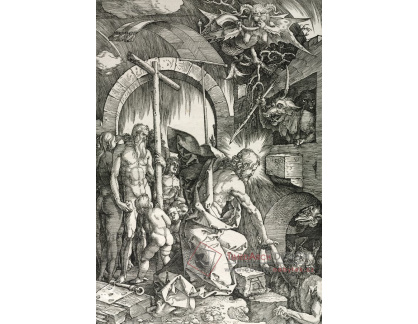 VR12-124 Albrecht Dürer - Kristus sestupující do Limba