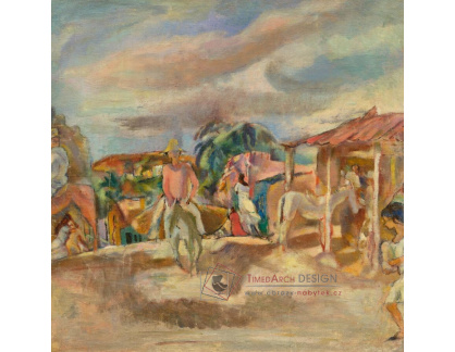 A-8847 Jules Pascin - Kubánská vesnice