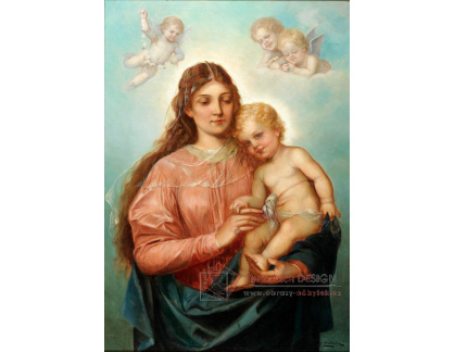 VRHZ-90 Hans Zatzka - Madonna s Ježíškem a anděly