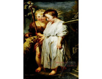 DDSO-2543 Anthony Van Dyck a Peter Paul Rubens - Kristus jako dítě s Janem Křtitelem